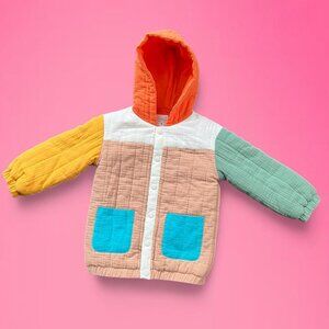 Christian Robinson 3T toddler colorful patchwork quilted jacket boho
